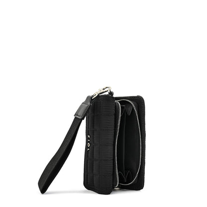 billetera cierre exterior mediana nacha negro