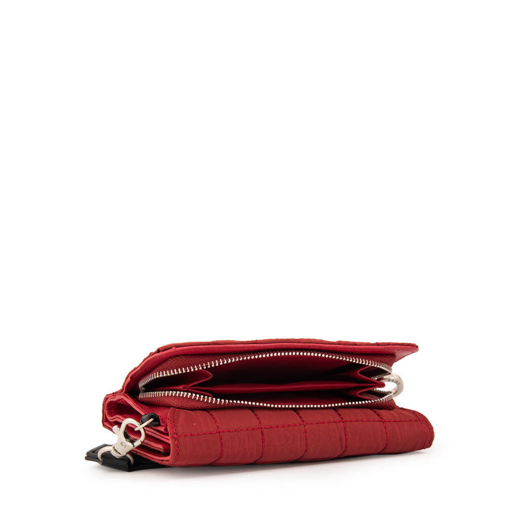 Billetera nacha mediana rojo
