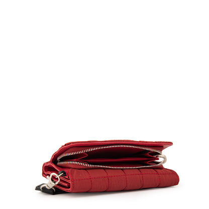 Billetera nacha mediana rojo
