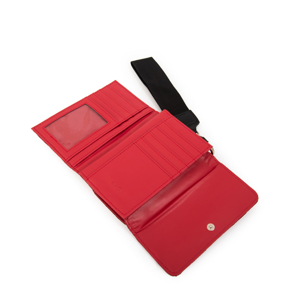 Billetera nacha mediana rojo