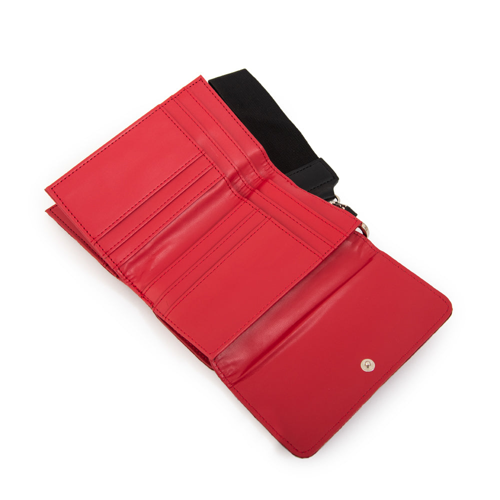 Billetera nacha mediana rojo
