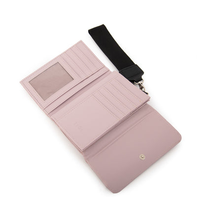 billetera cierre exterior mediana nacha rosa viejo