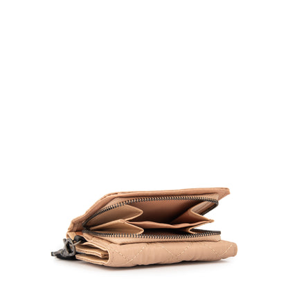 Billetera cersei pequeña beige