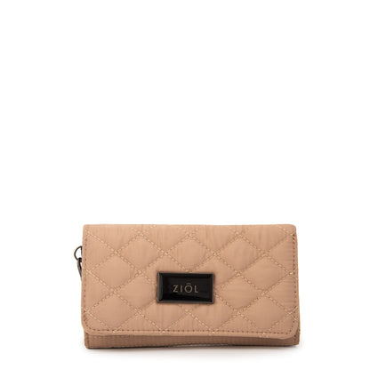 Billetera cersei mediana beige