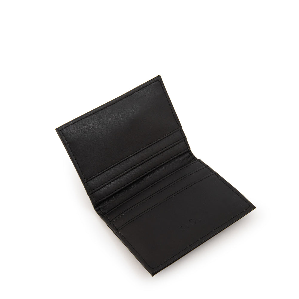 Tarjetero rectangular luna pequeña negro
