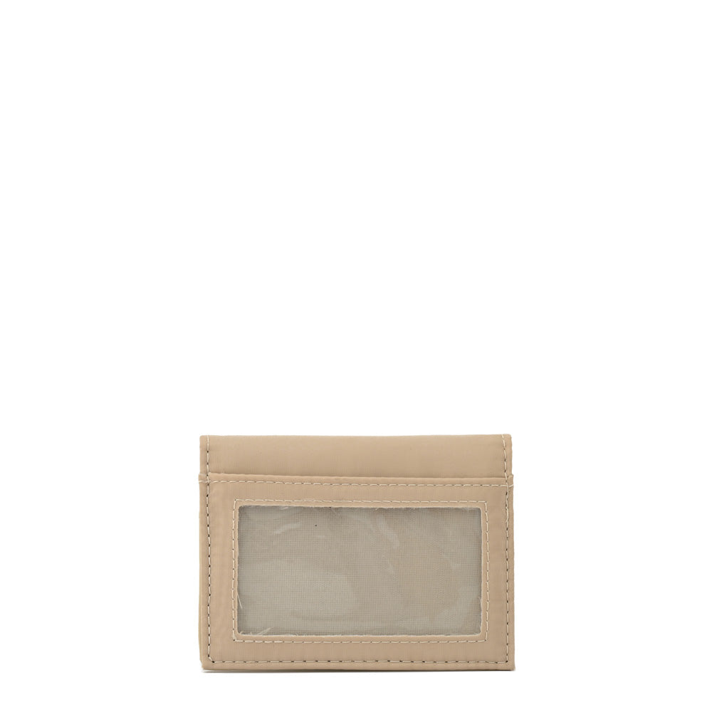 Tarjetero rectangular luna pequeña beige