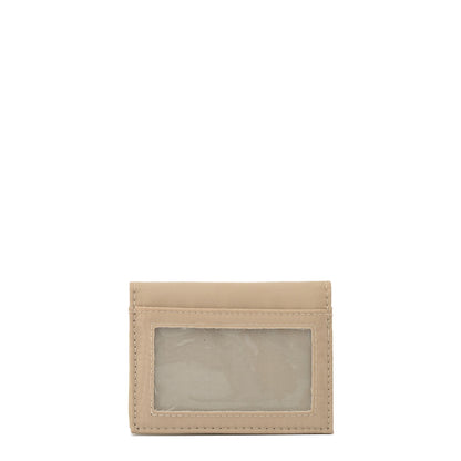 Tarjetero rectangular pequeña luna beige