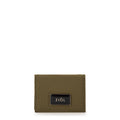Tarjetero rectangular luna pequeña verde oliva