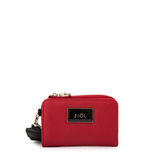 Billetera luna pequeña rojo