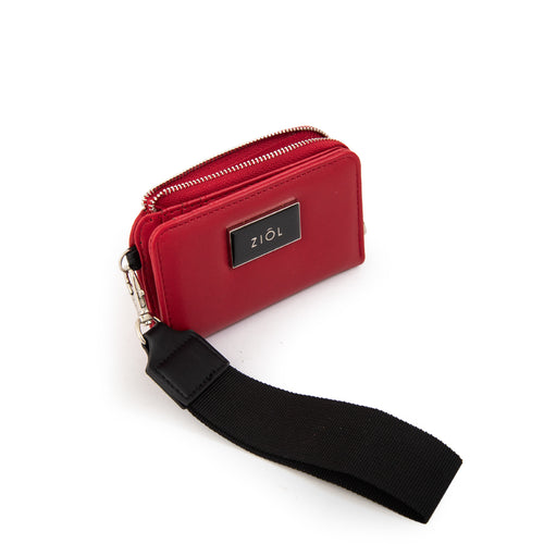 Billetera luna pequeña rojo