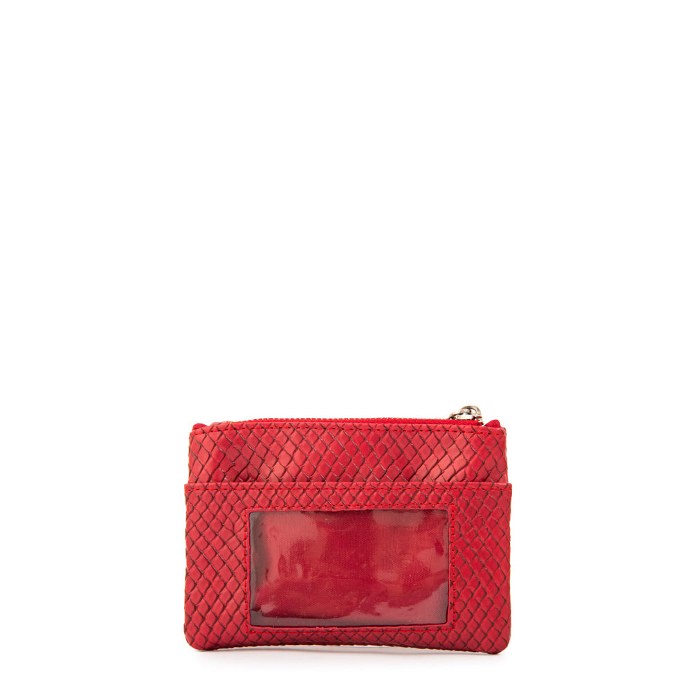 Monedero con bolsillo zia rojo