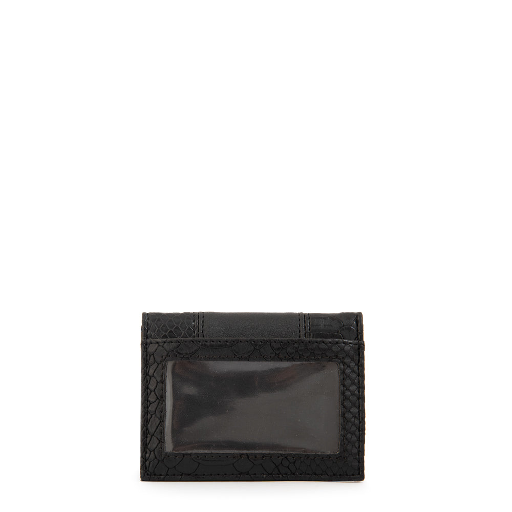 Tarjetero con ventana exterior blur negro