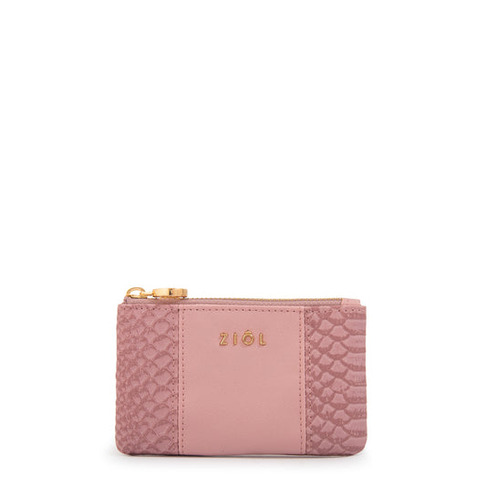 Monedero rectangular blur rosa viejo