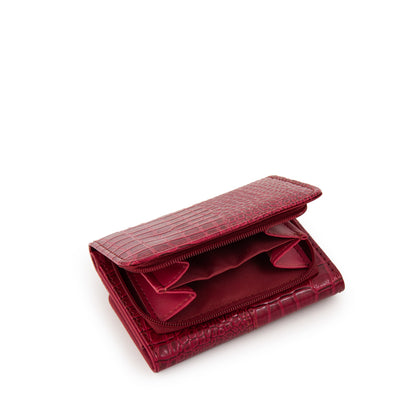 Billetera caroline pequeña rojo