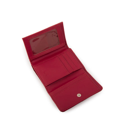 Billetera caroline pequeña rojo