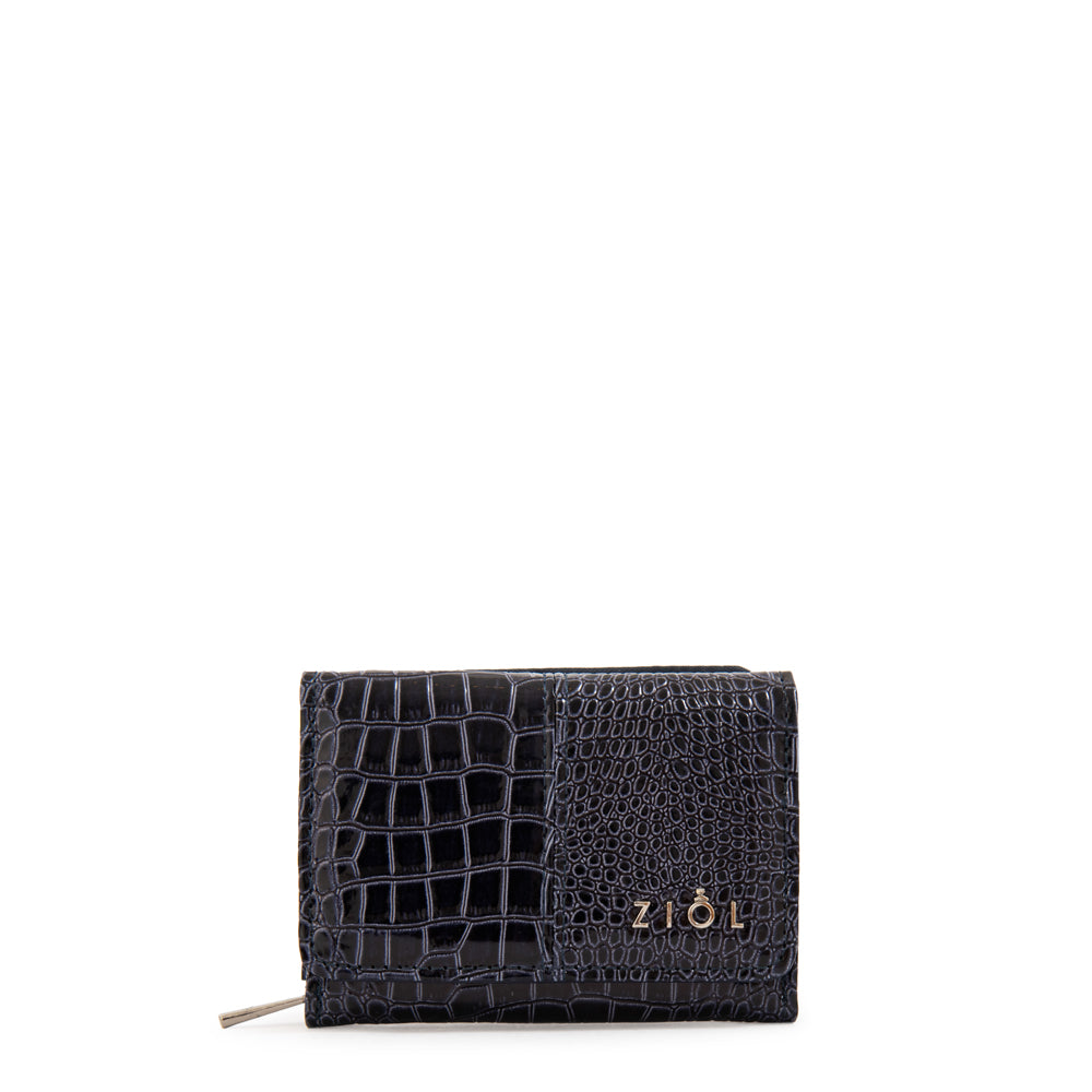 Billetera caroline pequeña azul oscuro