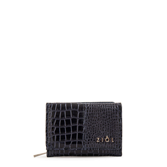 Billetera caroline pequeña azul oscuro