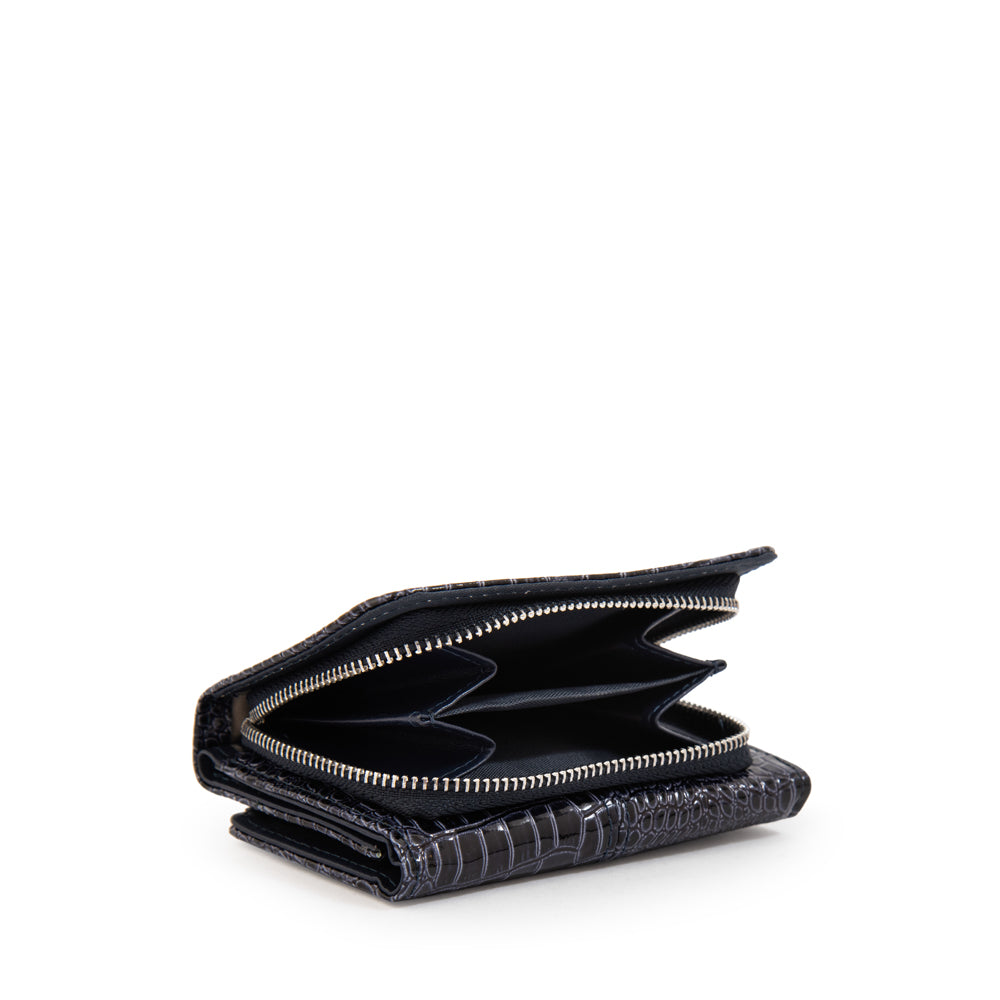 Billetera caroline pequeña azul oscuro