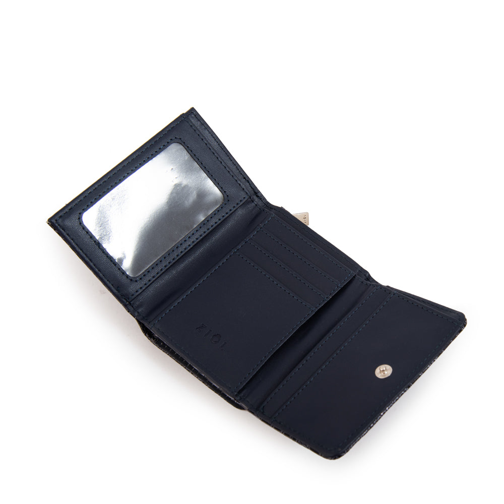 Billetera caroline pequeña azul oscuro