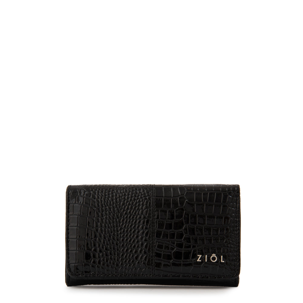 Billetera acordeon caroline mediana negro