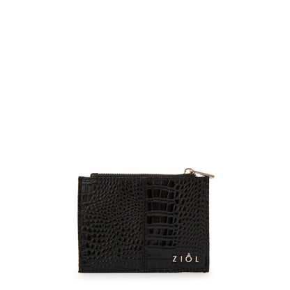 Tarjetero caroline pequeña negro