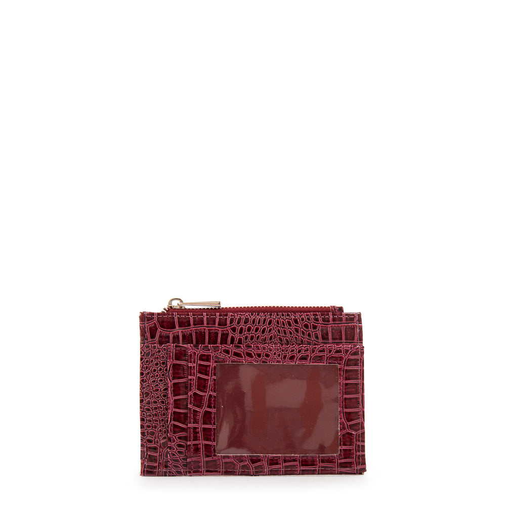 Tarjetero caroline pequeña rojo