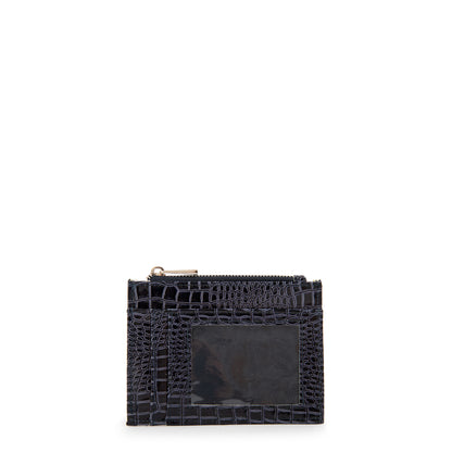 Tarjetero caroline pequeña azul oscuro