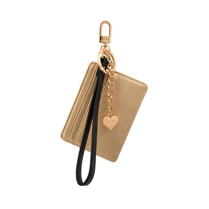 Hanging tarjetero amalia dorado