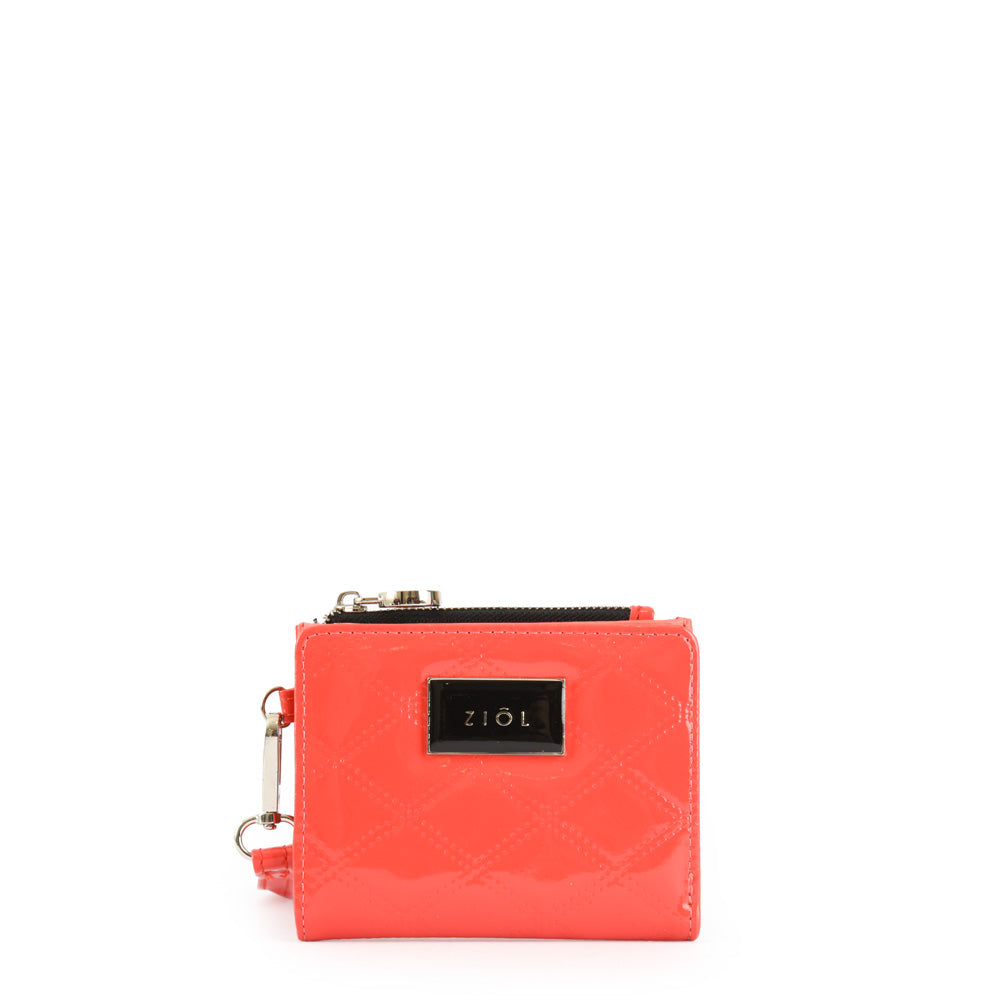 Monedero Rectangular Pequeño Mila Coral