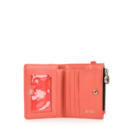 Monedero Rectangular Pequeño Mila Coral