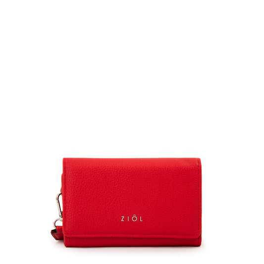 Billetera acordeon vayk mediana rojo