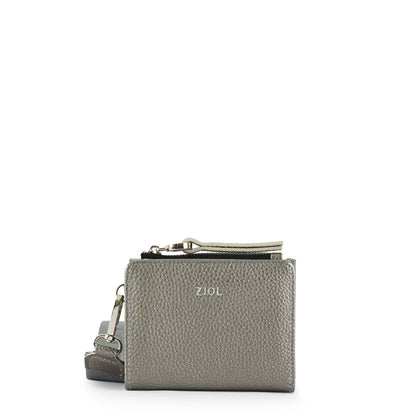 Billetera pequeña vayk plateado oscuro