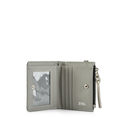 Billetera pequeña vayk plateado oscuro