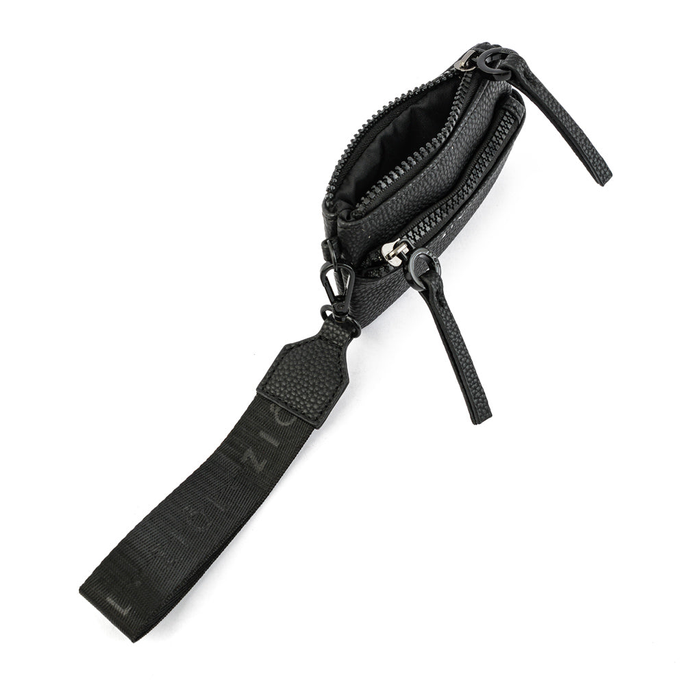 Monedero rectangular pequeña vayk negro