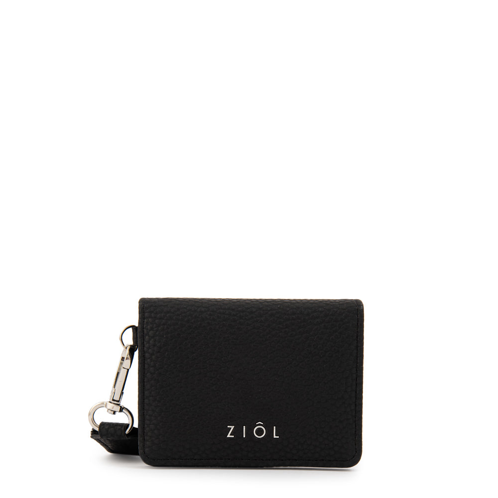 Tarjetero vayk pequeña negro