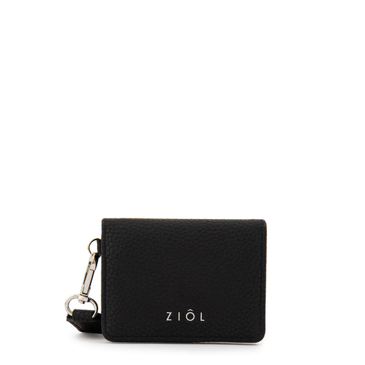 Tarjetero vayk pequeña negro