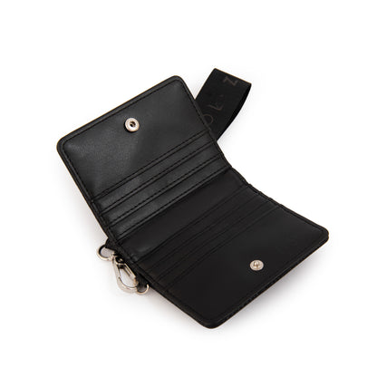 Tarjetero vayk pequeña negro