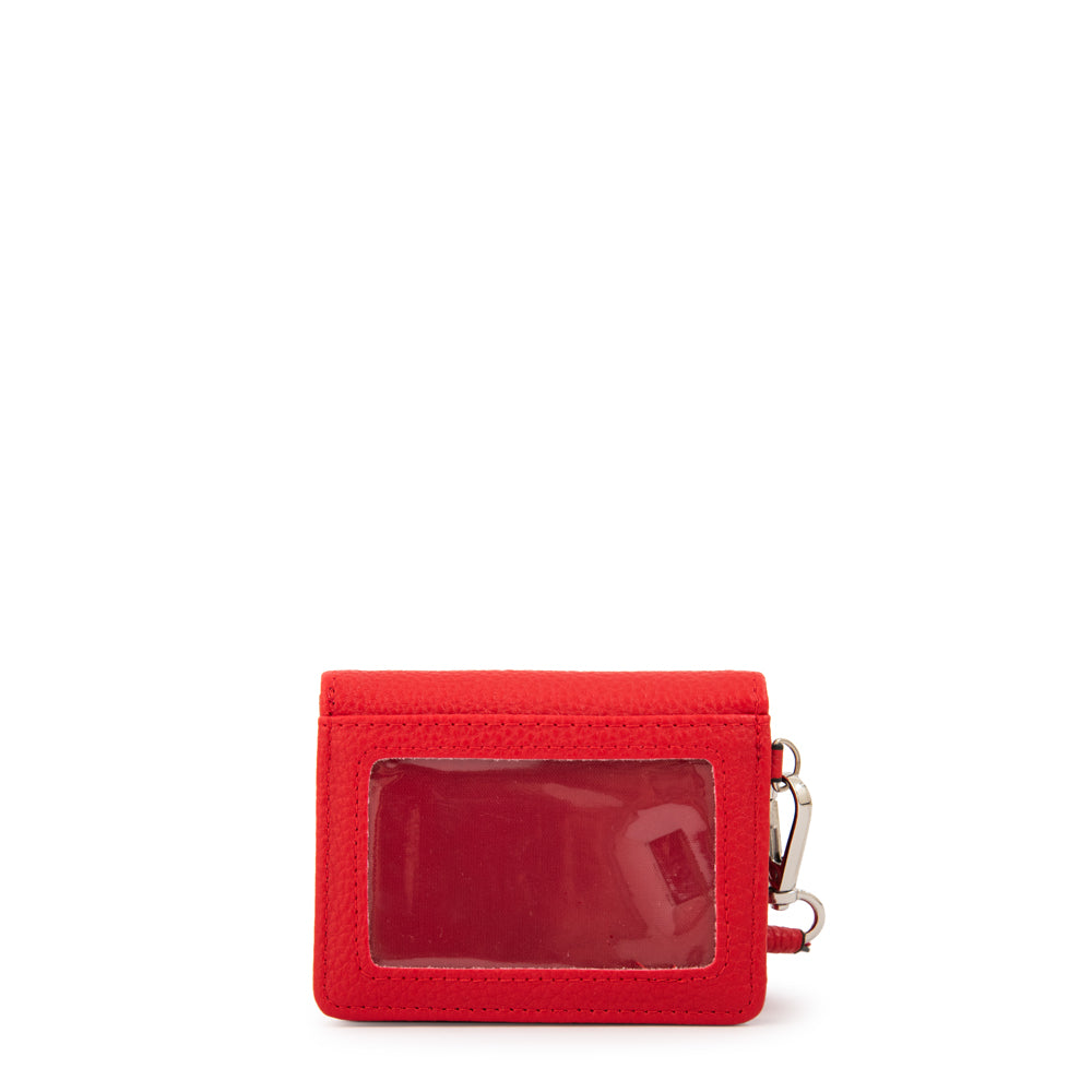 Tarjetero vayk pequeña rojo