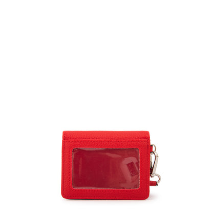 Tarjetero vayk pequeña rojo