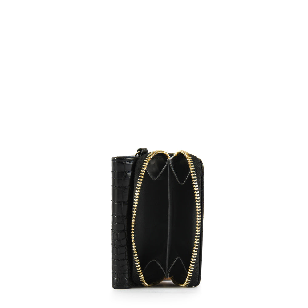 Billetera cierre exterior odzun negro