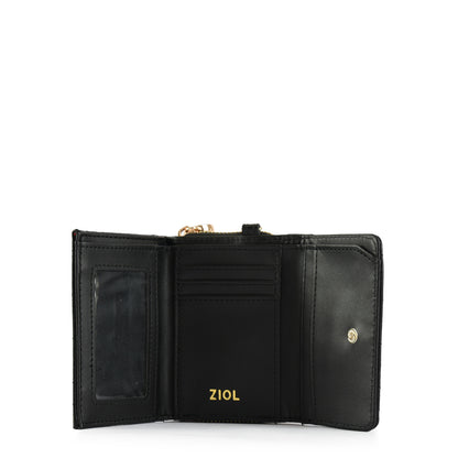 Billetera cierre exterior pequeña odzun negro