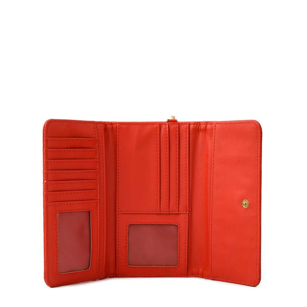 Billetera mediana odzun rojo