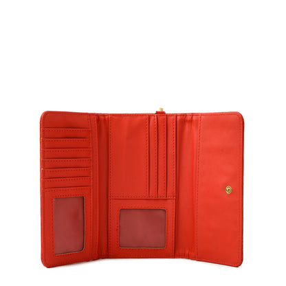 Billetera mediana odzun rojo