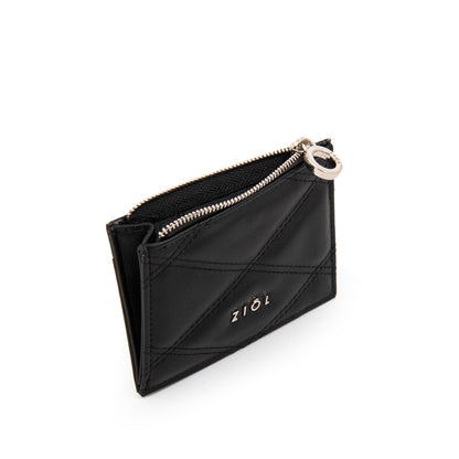 Tarjetero monedero pequeña elvira negro