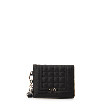 Tarjetero rectangular pequeña nay negro