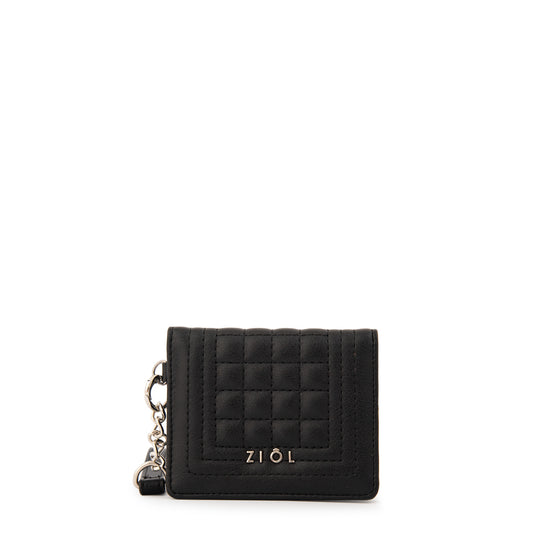 Tarjetero rectangular pequeña nay negro