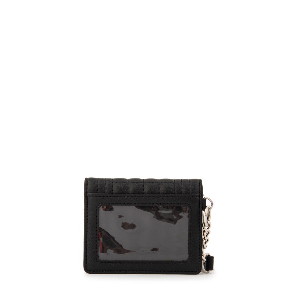 Tarjetero rectangular pequeña nay negro