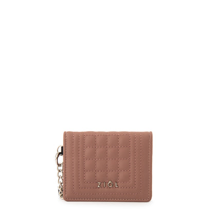 Tarjetero rectangular pequeña nay rosa viejo