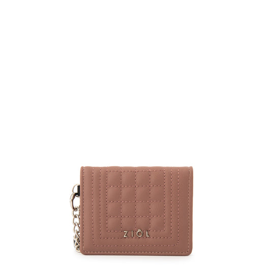 Tarjetero rectangular pequeña nay rosa viejo