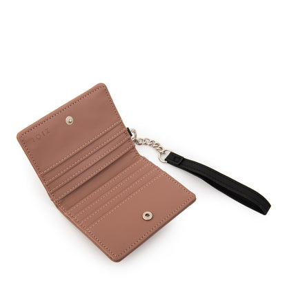 Tarjetero rectangular pequeña nay rosa viejo